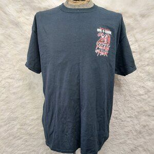 Bush Garden Men's Black Howl-O-Scream "20 Years of Fear" Event T-Shirt XL